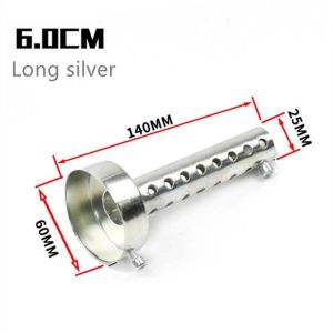 Peredam Kenalpot Motor Stainless Muffler Peredam Suara Universal Peredam Knalpot Racing Motor