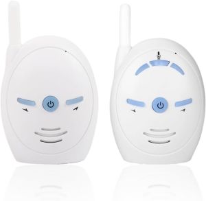 Dioche Audio Baby Monitor Digital Audio Baby Monitor Nanny Intercom Electronic Alarm Two-Way and Talk Back Intercom (US)
