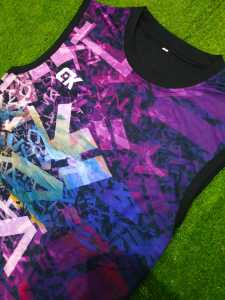 KAOS SINGLET PRINTING  IMPORT BAJU OLAHRAGA PRIA WANITA DEWASA BAJU VOLI KAOS BADMINTON TRAINING