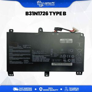 PC Tech Laptop Battery B31N1726 Type B Compatible with Asus Rog STRIX G531GT-BI7N6 FX531GT PX731GT