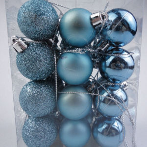 【Free Shipping】24pcs 3cm Christmas Tree Decor Ball Bauble Plastic Hanging Ball Ornaments Decorations for Home New Year
