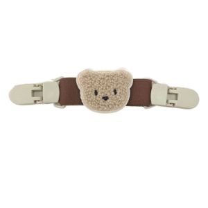 GONG4 Fashion Portable For Baby For Children Backpack Anti-slip Suspenders Clip Pants Strap Clip Shoulder Clip Bear Strap Clip