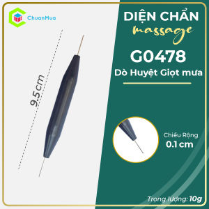 Tổng Hợp Cây Lăn Dò Mini Dụng Cụ Diện Chẩn Loại 1 (Dò Huyệt Dò Hạt Dò Đồng Dò Sừng Dò Đinh Dò Cào Lăn Đồng 2 Đầu) | ChuanMua GDA170
