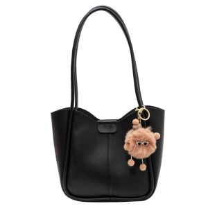 IELGY Ladies Korean Version Retro Large Capacity Class Commuter Shoulder Bag Fashion Tote Bag