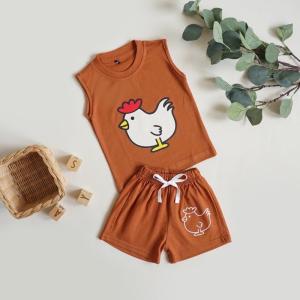 Set Tanktop Creature - Setelan Kaos Kutung Bayi / Tanktop Anak by Pineapple Kids