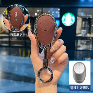 Remote Car Key Cover For AION V AION UT Tyrannosaurus AION RT Key Case Holder Zinc Alloy Leather Key Protector
