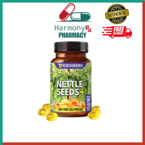 (Original Stock) EXOHERBS NETTLE SEEDS Plus Supplement Oil 30 softgels - Ready Stock