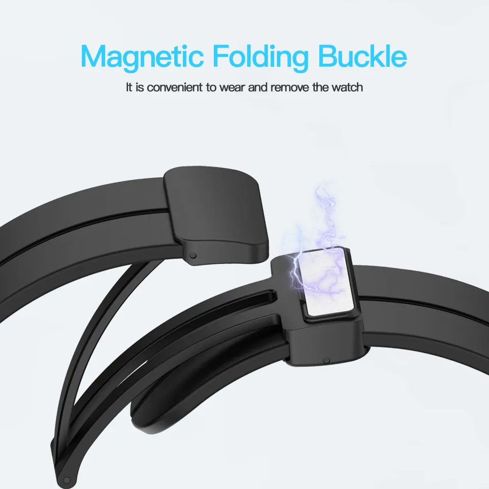 Silicone Bracelet Magnetic Strap for Amazfit Bip smart watch strap  amazfit bip Wristband Replacment Bracelet Accessories