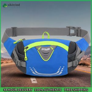 Sikiwind Nylon Running Item Storage Bag Lightweight Running Belt Waist Pack Elastic Breathable High Capacity with Zipper Sports Accessories