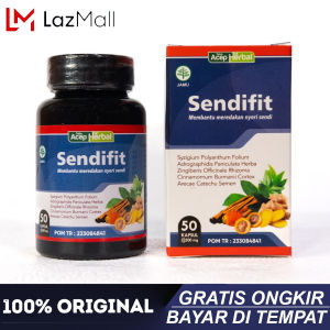 Sendifit - Sendi Fit Asli Terlaris - Isi 50 Kapsul Asli - Obat Herbal Nyeri Lutut BPOM HALAL MUI