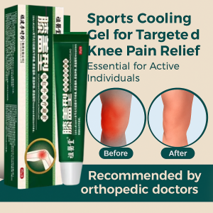 Cooling Gel For Knee Pain Relief Soothes Back Joints Muscles Pain Knee Cold Gel Targeted Gel For Painful Areas 冷敷凝胶