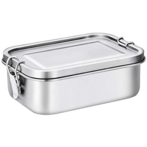 Lunch Box Kotak Bekal Tempat Makan Stainless Steel Anti Tumpah Anti Rembes Bento Box