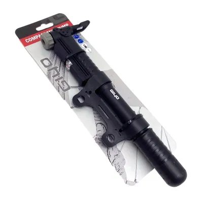 GIYO GP-66 Bicycle Protable W/ Gauge Hand Air Pump Double Action Compact Mini Tire Inflator Schrader/Presta Cycling Pump