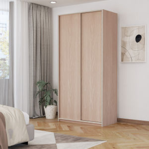 KIRANA Wina - Lemari Pakaian Kayu Wardrobe Sliding / Geser 2 Pintu Minimalis