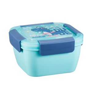 AODUOYAYA Cartoon Bento Lunch Box Kids Lunch Box Food Leak-proof with Spoon Sauce Box Microwave Safe Portable