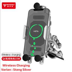 Motowolf MDL-2825c Phone Holder Shock Absorbers wireless charging fast no OsoPro