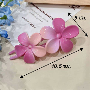 [พร้อมส่ง] กิ๊บติดผมรูปทรงดอกไม้ไล่เฉดสี สไตล์เกาหลีน่ารัก Biangels