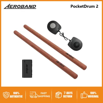 AeroBand PocketDrum 2 Plus Somatosensory Digital Electronic Air Drum Stick Set Drumsticks & Foot Pedals & Bluetooth Adapter