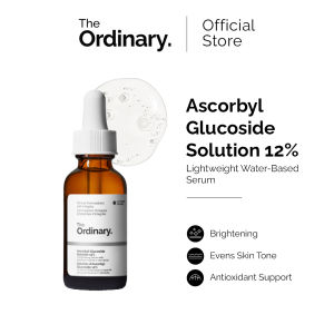 The Ordinary Ascorbyl Glucoside Solution 12% - 30mL | Brightening Serum for Uneven Skin Tone