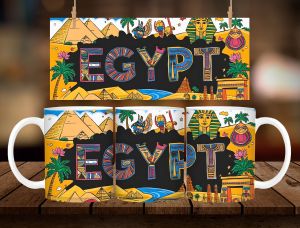 Egypt Souvenir Mug 11oz with Gift Box – Ceramic Coffee Mug | Travel Souvenir Gift