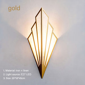 Nordic modern Creativity G9 LED wall lamp Triangle shape for bedroom living room study lighting fixture corridor stairs light