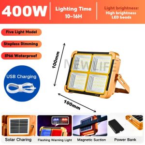 [Buy 1 Take 1]Solar Emergency Lights Rechargeable Solar Flashlight LED Camp light Outdoor Waterproof
