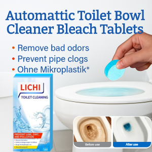 🔥 Powerful Sterilization 🔥 Toilet Cleaning Effervescent Tablets Sterilization  Eliminate Contaminants Deodorant Tablets Toilet Bowl Cleaner Toilet Freshener Sanitizing Disinfecting Tablets Toilet Hygiene Tablets Bathroom Sanitizing