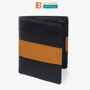 Ví nam khắc tên theo yêu cầu V112 da bò Nappa- Bụi leather- Bảo hành 12 tháng