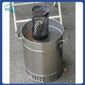 Fityle BBQ Grill Bucket Sturdy Charcoal Grill for Grilling Outdoor Activities Beach
