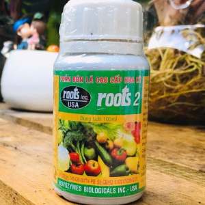 Phân bón lá hữu cơ cao cấp ROOTS 2 USA - Chai 100ml - Kích thích ra rễ cực mạnh giúp rễ mập trắng và khỏe.