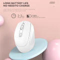 Wireless Mouse, 2.4G Ergonomic Optical Mouse, Computer Mouse for Laptop, PC,Chromebook,Notebook,Rechargeable Small Cordless Mice. 