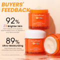 JellyPrim Vitamin C Whitening Face Cream Fading Melasma Dark Spots Acne Marks Moisturiser Non-Greasy Niacinamide Brightening Anti Aging Moisturizing Creams Beauty Skincare 45g. 