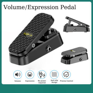 Bàn đạp hiệu ứng guitar biểu hiện âm lượng VE-P1 Bộ đệm im lặng kiểm soát kép 2 trong 1 khung gầm kim loại giao diện âm thanh nổi không cần nguồn