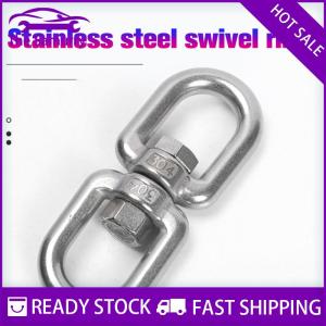 Samurry ✨Hot Sale✨ 1Pc M4 M5 M6 M8 Rotating Universal Ring 8 Shape Unloading Shackle Wire Rope Lock Chain Connecting Buckle 304 Stainless Steel
