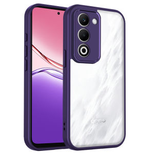 OPPOA5 Matte Phone Case Silicone Casing For OPPO A5 4G 5G A5i Pro 2025 CPH2727 Ultra Thin Transparent ShockProof Camera Lens Protective TPU+PC Back Cover
