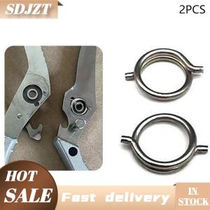 SDJZT 2PCS Chicken Bone Scissors Accessories Spring Wire Diameter 1.8mm Outer Diameter 15mm Nickel Plated Steel Torsion Spring
