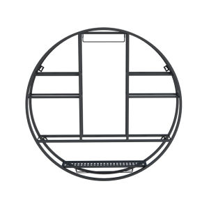 Home bar metal wine rack round wine rack storage rack. Wine rack and beer rack.