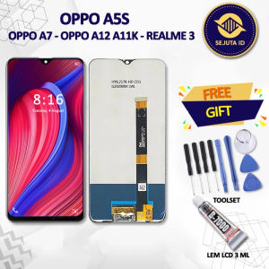 LCD TOUCHSCREEN FOR OPPO A5S A7 A12 A11K ORIGINAL FULLSET FREE TOOLSET + LEM