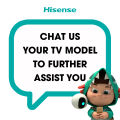 HISENSE REMOTE CONTROL - 32N2174/ 39N2174/ 43N2174. 