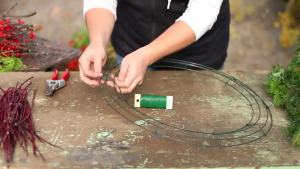 Green Floral WireChristmas Wire Wreath Wire 3 Pack 118 Yards 22 Gauge Flexible Paddle Wire Florist Wire Green Wire for CraftsChristmas Wreaths TreeGarland and Floral Flower Arrangements