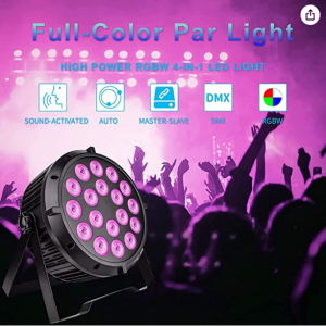 18 x 12W LED 4-in-1 Stage Light / Par LED / ปาร์ตี้ / บาร์ / KTV / ดิสโก้