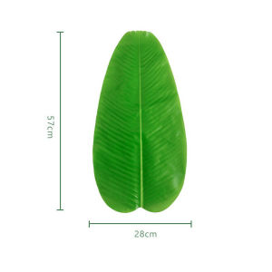 ใบตองปลอม จานรองทำจากใบตอง เสื่อรับประทานอาหาร ตกแต่งร้านอาหาร ตกแต่งใบตอง เสื่ออาหารใบตองปลอม