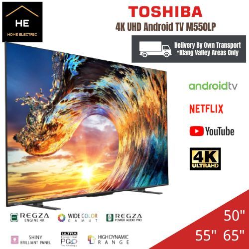 Toshiba 50''/55''/65'' Inch UHD 4K HDR Smart TV 50M550LP | 55M550LP ...