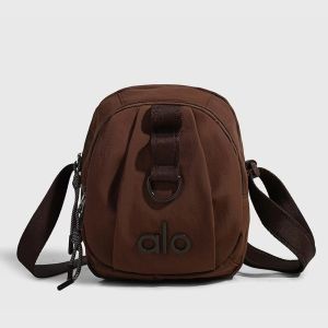 Alo WomenCrossbody Bag Lightweight Multi Pocket Waterproof Casual Daily Outdoor Travel Small Shoulder Handbag