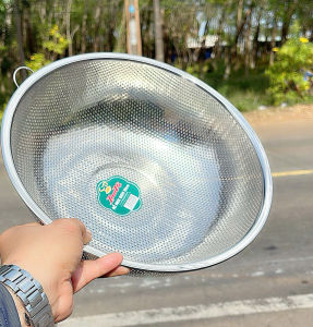 Rổ rá inox inovi 201 cao cấp chính hãng cực dày nhiều kích cỡ