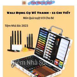 Bộ Màu Vẽ Đa Năng 53 Chi Tiết Vali Dụng Cụ Vẽ Tranh Hộp Đẹp Món Quà Ý Nghĩa Cho Bé - Tiệm Nhà Sóc 2023