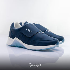 SEPATU WANITA SNEAKER SPORTY OLAHRAGA SANTAI NONGKRONG LAVIO PRINZA NAVY