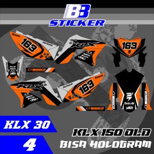 Striping KLX Lama Stiker KLX Lama KLX 150 SPAKBOR BELAKANG PENDEK  Klx 30
