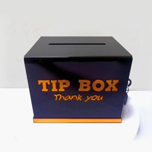 TIP BOX กล่องใส่เงิน อคริลิค
