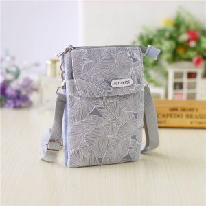Multi-layer Fabric Mini Small Bag slingbag for women Mobile Phone Bag cross shoulder bag Mobile Phone Coin Purse Mobile Phone Side Backpack Mobile Phone Key Small Bag Fabric Casual Small Cloth Bag Vertical Portable Mobile Phone Bag Cross-Body Bag Zipper